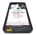 [GH98-49821A] Samsung SM-A166 Galaxy A16 5G Middle Cover / Chassis - Blue Black