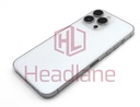 [IP14PMBH-SL-C] iPhone 14 Pro Max Back / Battery Cover + Small Parts - Silver (Pulled - Grade C)