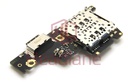 [56002100O1700] Xiaomi Redmi Note 14 5G / Poco M7 Pro 5G Charging Port Flex + SIM Card Reader