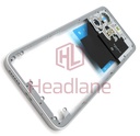 [1610110000863A] Xiaomi Poco M6 Middle Cover / Chassis - Silver