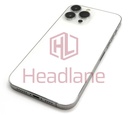 [IP13PMBH-SL-C] iPhone 13 Pro Max Back / Battery Cover + Small Parts - Silver (Pulled - Grade C)