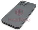 [IP15BH-BK-C] iPhone 15 Back / Battery Cover + Small Parts - Black (Pulled - Grade C)