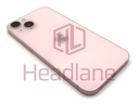 [IP13BH-PK-B] iPhone 13 Back / Battery Cover + Small Parts - Pink (Pulled - Grade B)
