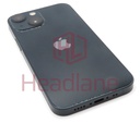 [IP13MNBH-BK-A] Apple iPhone 13 Mini Back / Battery Cover + Small Parts - Black (Pulled - Grade A)