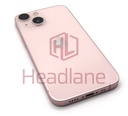 [IP13MNBH-PK-A] Apple iPhone 13 Mini Back / Battery Cover + Small Parts - Pink (Pulled - Grade A)