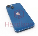 [IP13MNBH-BL-C] Apple iPhone 13 Mini Back / Battery Cover + Small Parts - Blue (Pulled - Grade C)