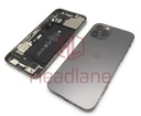[IP12PRBH-GR-B] Apple iPhone 12 Pro Back / Battery Cover + Small Parts - Graphite (Grade B)