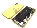 [IP11BH-YL-NC-C] Apple iPhone 11 Back / Battery Cover + Small Parts - Yellow (Pulled - Grade C) (No Camera)