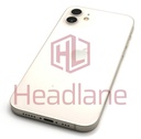 [IP12BH-WT-B] iPhone 12 Back / Battery Cover + Small Parts - White (Pulled - Grade B)