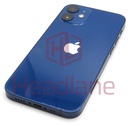 [IP12MBH-BL-B] Apple iPhone 12 Mini Back / Battery Cover + Small Parts - Blue (Pulled - Grade B)