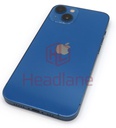 [IP13BH-BL-B] iPhone 13 Back / Battery Cover + Small Parts - Blue (Pulled - Grade B)