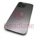 [IP13PMBH-BK-NC-A] iPhone 13 Pro Max Back / Battery Cover + Small Parts - Graphite (Pulled - Grade A) (No Camera)