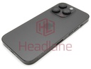 [IP14PRBH-BK-NC-B] iPhone 14 Pro Back / Battery Cover + Small Parts - Black (Pulled - Grade B) (No Camera)