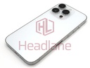 [IP14PRBH-SL-B] iPhone 14 Pro Back / Battery Cover + Small Parts - Silver (Pulled - Grade B)
