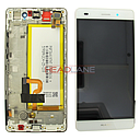 [02350KCD] Huawei P8 Lite LCD Display / Screen + Touch Assembly + Battery - White