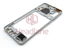 [GH97-24663E] Samsung SM-A217 Galaxy A21s Middle Cover / Chassis - Silver