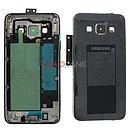 [GH96-08196B] Samsung SM-A300 Galaxy A3 Middle Cover / Chassis - Black