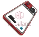 [5S58C23328] Motorola XT2347 Moto G84 5G Middle Cover / Chassis - Viva Magenta