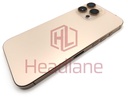 [IP16PMBH-DT-A] Apple iPhone 16 Pro Max Back / Battery Cover + Small Parts - Desert Titanium (Pulled - Grade A)