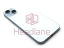 [IP15PBH-BL-B] iPhone 15 Plus Back / Battery Cover + Small Parts - Blue (Pulled - Grade B)