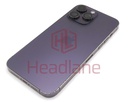 [IP14PMBH-DP-C-NC] iPhone 14 Pro Max Back / Battery Cover + Small Parts - Purple (Pulled - Grade C) (No Camera)