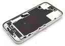 [IP16BH-WT-C-NC] Apple iPhone 16 Back / Battery Cover + Small Parts - White (Pulled - Grade C) (No Camera)