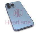 [IP13PRBH-SB-B] iPhone 13 Pro Back / Battery Cover + Small Parts - Blue (Pulled - Grade B)