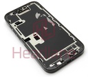[IP16PRBH-BKT-B] Apple iPhone 16 Pro Back / Battery Cover + Small Parts - Black Titanium (Grade B)
