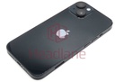 [IP14BH-MN-C] iPhone 14 Back / Battery Cover + Small Parts - Black (Pulled - Grade C)