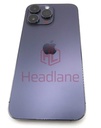 [IP14PMBH-PR-B] iPhone 14 Pro Max Back / Battery Cover + Small Parts - Purple (Pulled - Grade B)