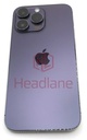 [IP14PMBH-PR-C] iPhone 14 Pro Max Back / Battery Cover + Small Parts - Purple (Pulled - Grade C)