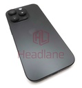 [IP16PRBH-BKT-C] Apple iPhone 16 Pro Back / Battery Cover + Small Parts - Black Titanium (Grade C)