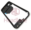 [1610110001518A] Xiaomi Poco C85 Middle Cover / Chassis - Black (ERP)
