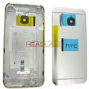 [83H40031-69] HTC One M9 Battery Cover - Silver / Gold
