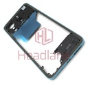 [1610110001095A] Xiaomi Redmi Note 14 NFC Middle Cover / Chassis - Blue