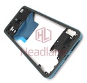 [1610110001092A] Xiaomi Redmi Note 14 ERP Middle Cover / Chassis - Blue