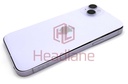 [IP14PBH-PR-B] iPhone 14 Plus Back / Battery Cover + Small Parts - Purple (Pulled - Grade B)