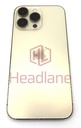 [IP14PMBH-GD-C] iPhone 14 Pro Max Back / Battery Cover + Small Parts - Gold (Pulled - Grade C)
