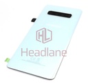 [GH82-18409F] Samsung SM-G975 Galaxy S10+ / S10 Plus Back / Battery Cover - Prism White (DUOS)