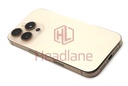 [IP16PRBH-DT-A] Apple iPhone 16 Pro Back / Battery Cover + Small Parts - Desert Titanium (Grade A)