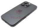 [IP16PRBH-BK-A] Apple iPhone 16 Pro Back / Battery Cover + Small Parts - Black Titanium (Grade A)