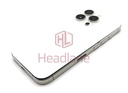[IP16PRBH-WT-A] Apple iPhone 16 Pro Back / Battery Cover + Small Parts - White Titanium (Grade A)