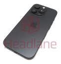 [IP16PRBH-NT-B] Apple iPhone 16 Pro Back / Battery Cover + Small Parts - Black Titanium (Grade B)
