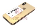 [IPXSBH-GL-NC-B] Apple iPhone XS Back / Battery Cover + Small Parts - Gold (Pulled - Grade B) (No Camera)