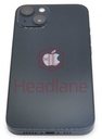 [IP13BH-BK-C] iPhone 13 Back / Battery Cover + Small Parts - Black (Pulled - Grade C)