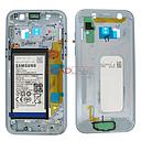 [GH82-13667C] Samsung SM-A320 Galaxy A3 (2017) Middle + Battery - Blue