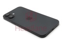 [IP16PBH-BK-A] Apple iPhone 16 Plus Back / Battery Cover + Small Parts - Black (Pulled - Grade A)