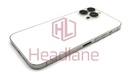 [IP13PMBH-SL-C-NC] iPhone 13 Pro Max Back / Battery Cover + Small Parts - Silver (Pulled - Grade C) (No Camera)