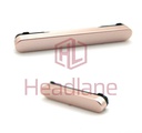 [GH98-50836E] Samsung SM-S948 Galaxy S26 Ultra Volume / Power Button Key Set - Pink Gold