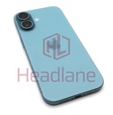 [IP16BH-TL-C] Apple iPhone 16 Back / Battery Cover + Small Parts - Teal (Pulled - Grade C)